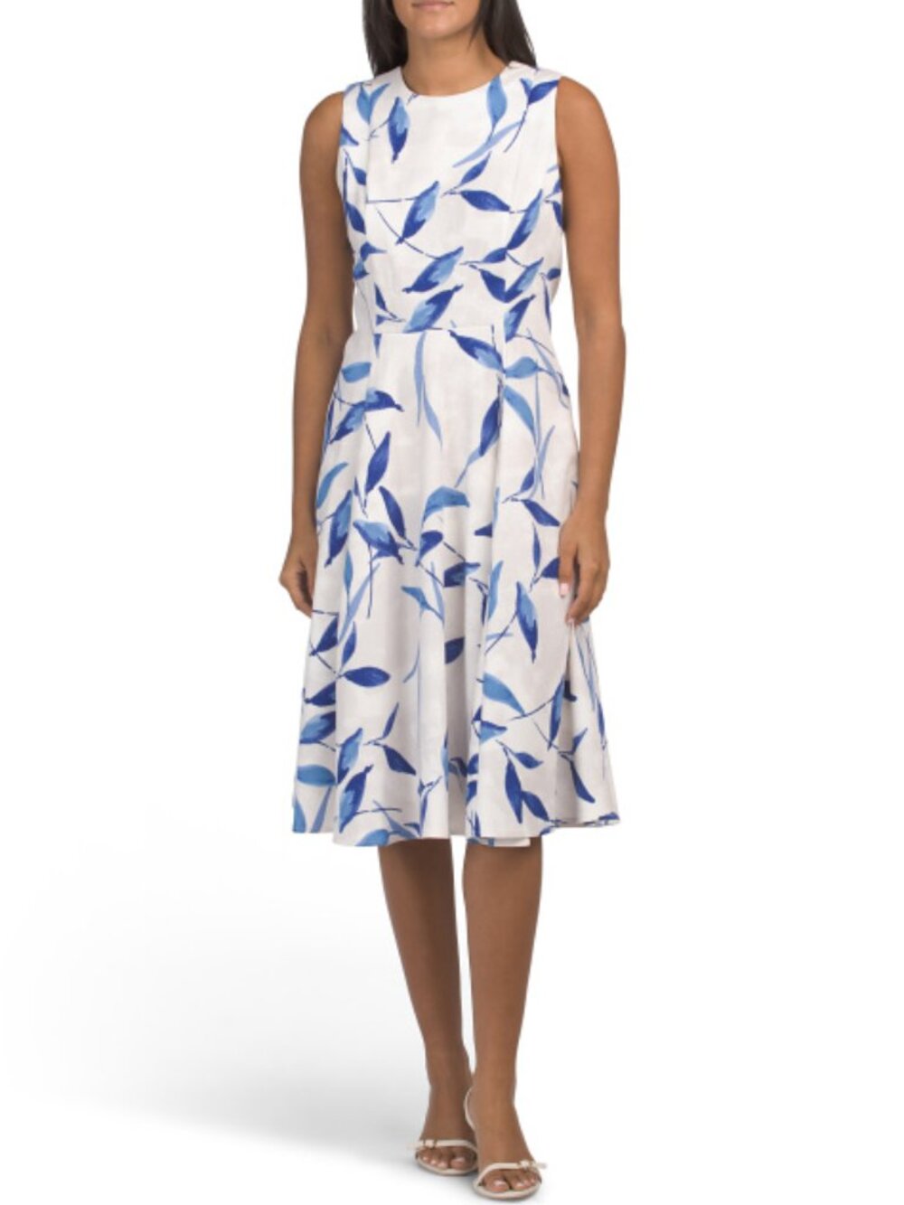 CALVIN KLEIN Floral Midi Dress